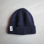 Bamboo Knit Beanie - Navy Blue