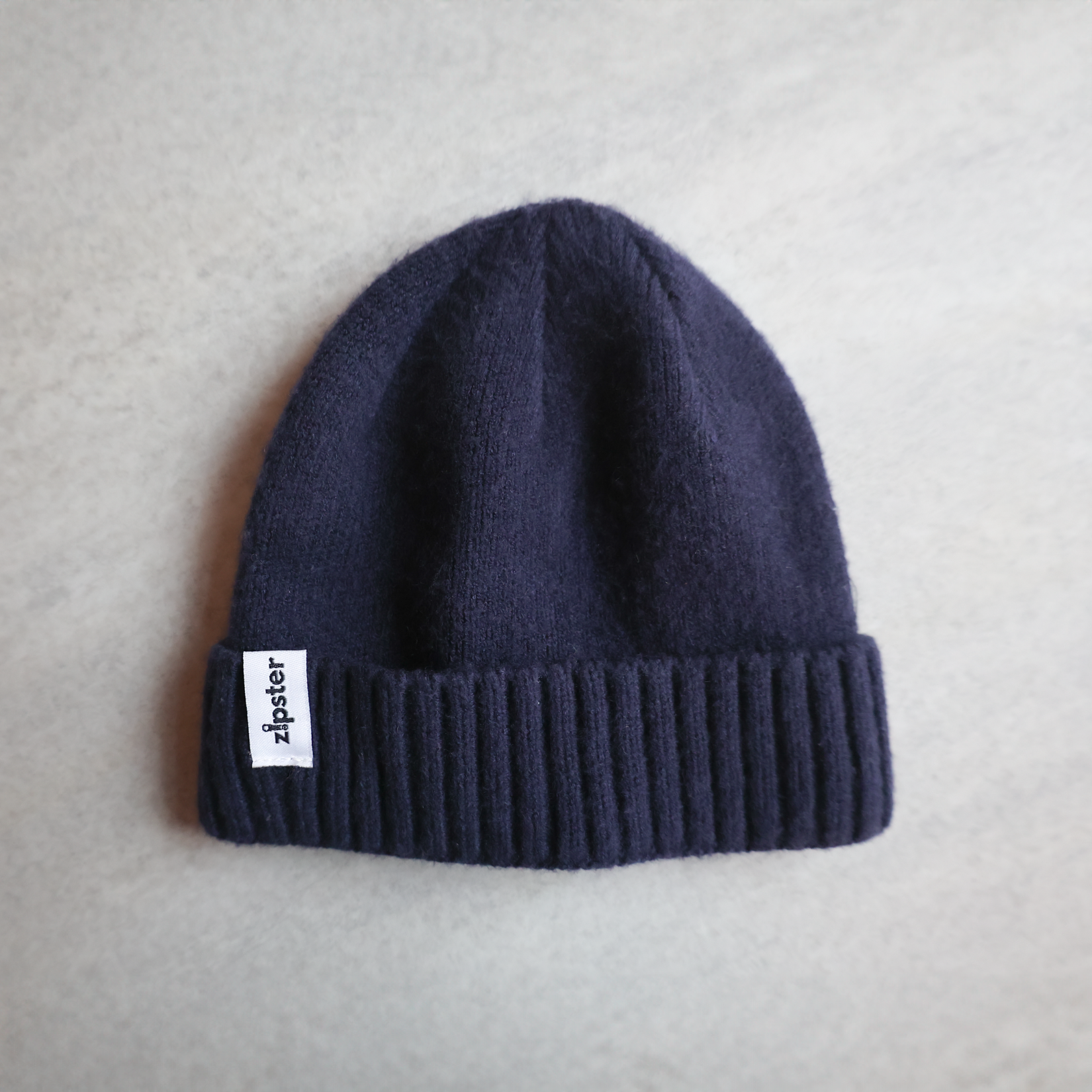 Bamboo Knit Beanie - Navy Blue