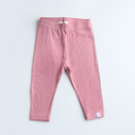 Ribbed Bamboo Leggings Rose