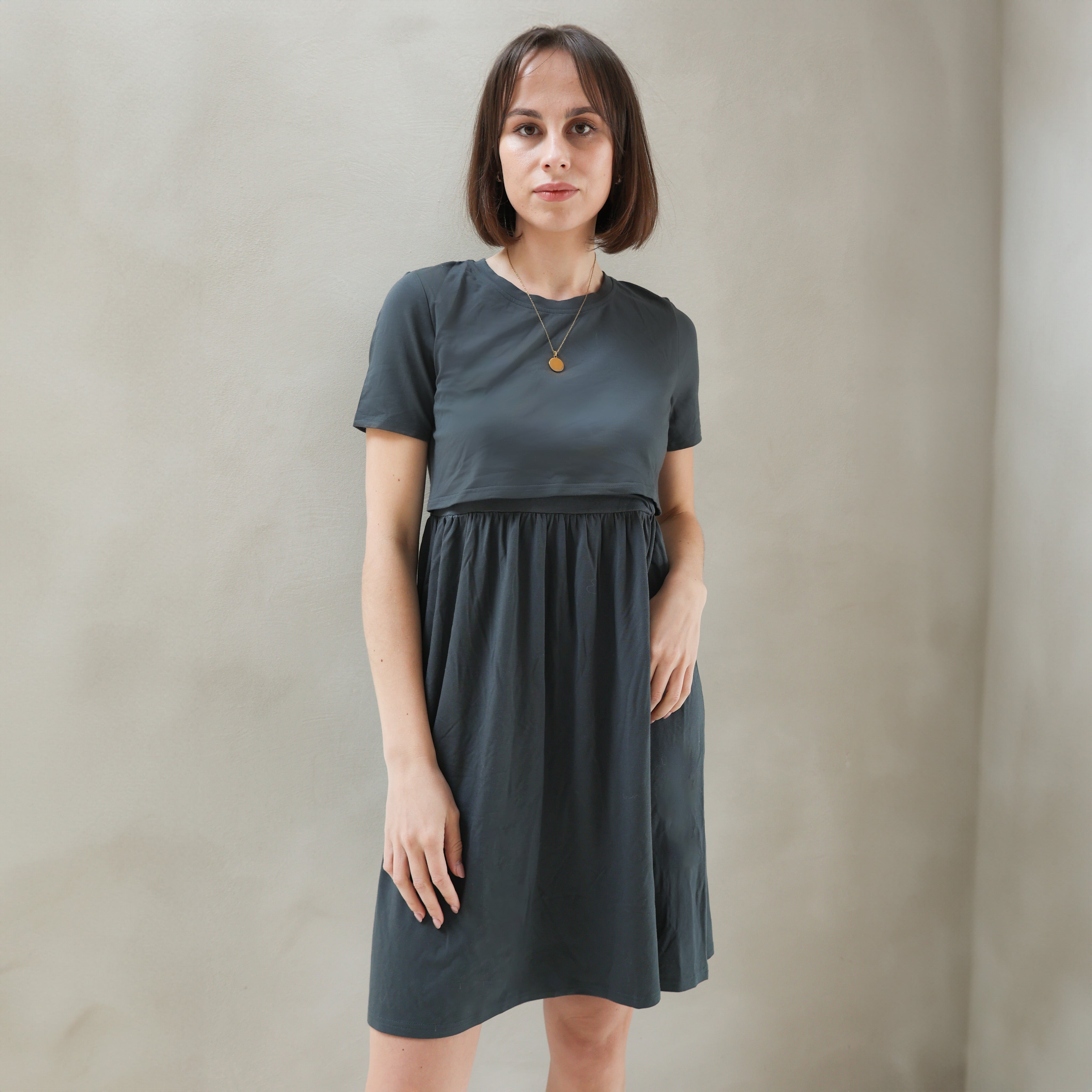 breastfeeding t shirt dress Classic Nursing T-Shirt Dress