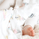 Feathers Large Muslin Blanket - Zipster
