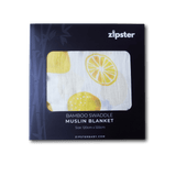 Lemons Muslin Blanket - Zipster