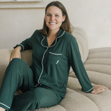 Damen-Pyjamaset Grünes Erbe
