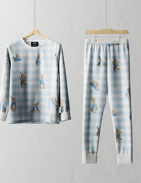 Children's PJ Set Peter's Gingham Hop