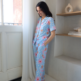 Bambus-Pyjama-Set für Frauen - Gänseblümchen