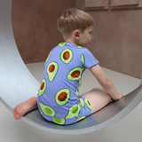 Für Kinder Shortie PJ-Set Avocado