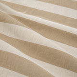 Gestreiftes Stillkleid Beige / Weiß