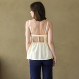 Breastfeeding Peplum Top Yellow