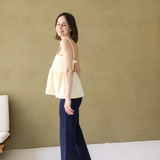 Breastfeeding Peplum Top Yellow