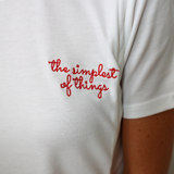Stillen T-Shirt Die einfachsten Dinge