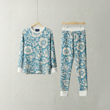 William Morris Children's PJ Set Mallow Blue