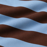 Oversized Breastfeeding Tee Blue and Brown