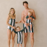 Ladies Swimsuit Como Stripes