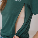 Stillen T-Shirt Müde