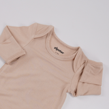 Langärmeliger Body Suit Beige