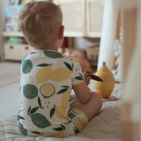 Für Kinder Shortie PJ-Set Zitronen