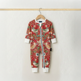 William Morris ZIPSTER™ Strawberry Thief Red