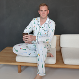 Schneesport-Pyjama-Set für Herren