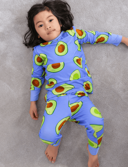 Children's PJ Set Avocado - Zipster