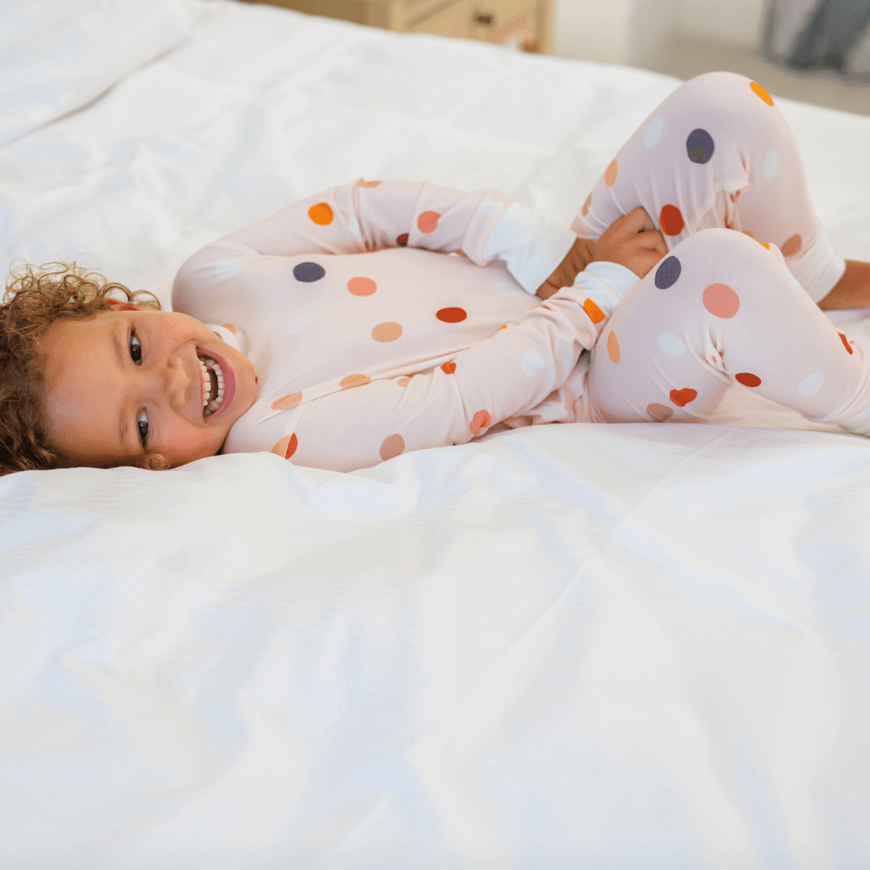 Children's PJ Set Polka Light - Zipster